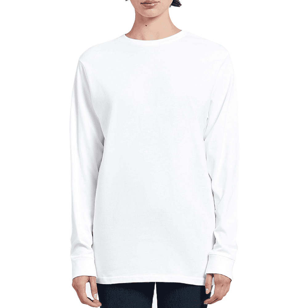 3001 Premium Unisex Long Sleeve Tee - Black