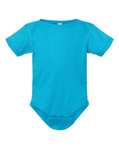 4400 Infant Baby Rib Bodysuit - Turquoise