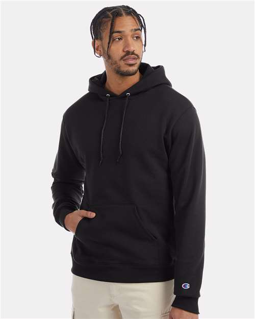 S700 Men's Powerblend® Hooded Sweatshirt - Black