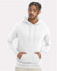 S700 Men's Powerblend® Hooded Sweatshirt - White