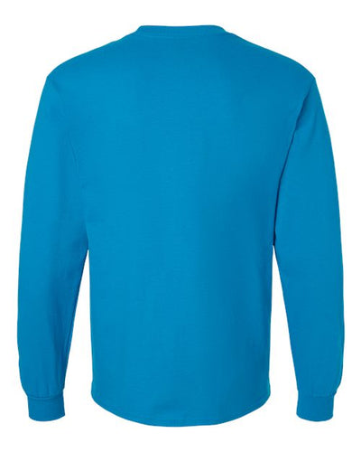 Gildan Unisex Ultra Cotton® Long Sleeve T-Shirt 2400 - Sapphire