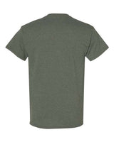 Gildan Unisex Heavy Cotton™ T-Shirt 5000 - Heather Military Green