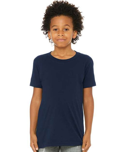 3001Y Youth Jersey Tee - Navy