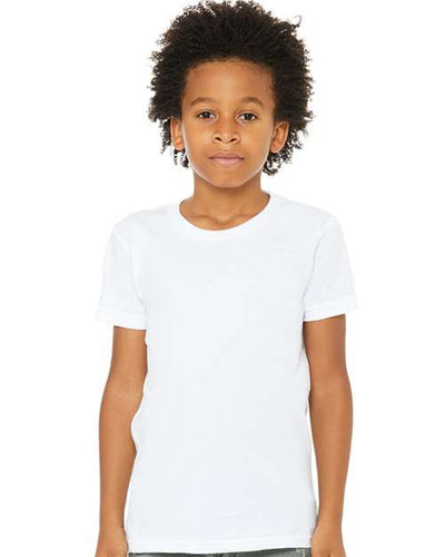 3001Y Youth Jersey Tee - White