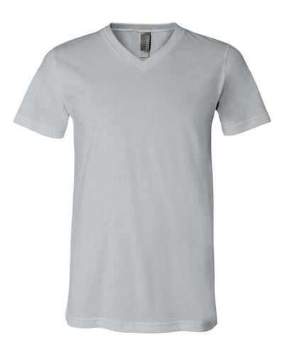 3005 Jersey V-Neck Tee - Silver