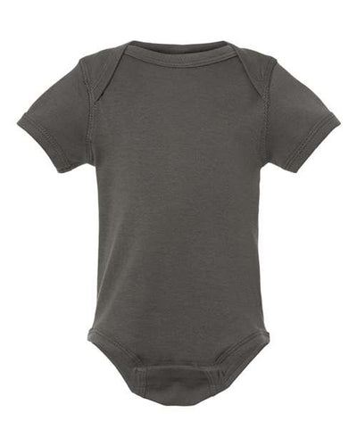 4400 Infant Baby Rib Bodysuit - Charcoal