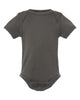 4400 Infant Baby Rib Bodysuit - Charcoal