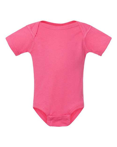 4400 Infant Baby Rib Bodysuit - Hot Pink