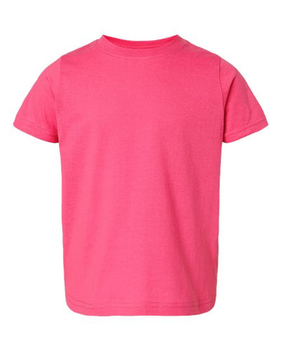 3321 Toddler Fine Jersey Tee - Hot Pink