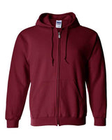 Gildan Unisex Heavy Blend™ Full-Zip Hooded Sweatshirt 18600 - Cardinal Red