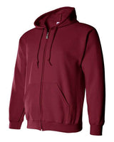 Gildan Unisex Heavy Blend™ Full-Zip Hooded Sweatshirt 18600 - Cardinal Red