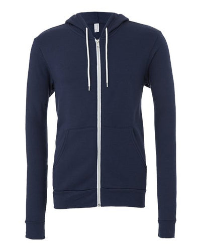 3739 Sponge Fleece Full-Zip Hoodie - Navy