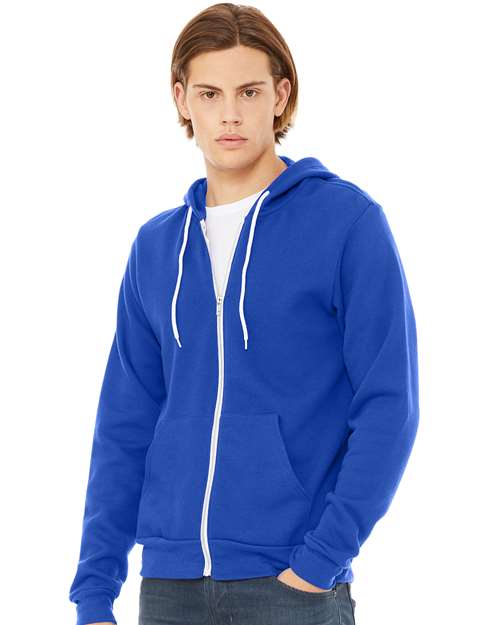 3739 Unisex Sponge Fleece Full-Zip Hoodie Sweatshirt