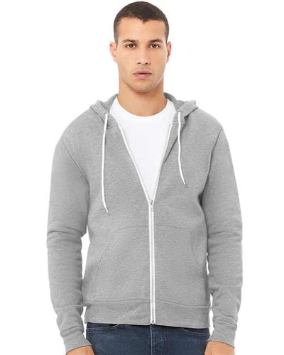 3739 Sponge Fleece Full-Zip Hoodie - Athletic Heather