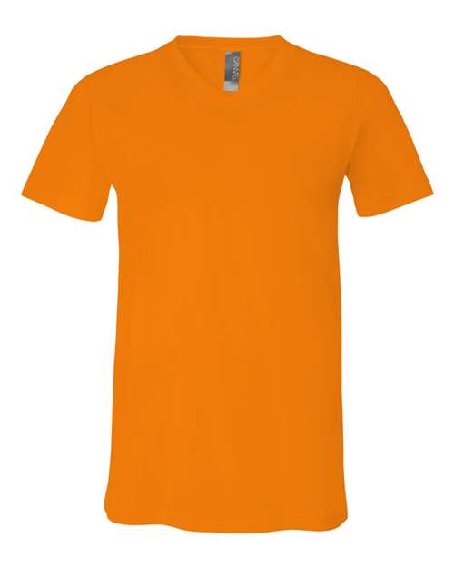 3005 Jersey V-Neck Tee - Orange