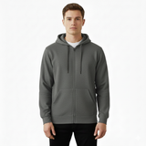CVC 9 oz Heavy Duty Unisex Cut Zipper Pullover Hoodie