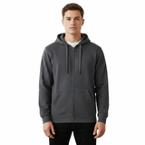 CVC 9 oz Heavy Duty Unisex Cut Zipper Pullover Hoodie