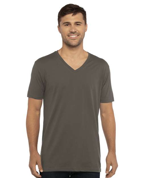 3200 Unisex Cotton V-Neck T-Shirt