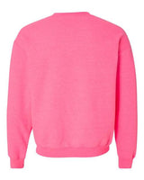 Gildan Unisex Heavy Blend™ Crewneck Sweatshirt 18000 - Safety Pink