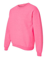 Gildan Unisex Heavy Blend™ Crewneck Sweatshirt 18000 - Safety Pink
