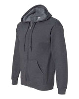 Gildan Unisex Heavy Blend™ Full-Zip Hooded Sweatshirt 18600 - Dark Heather
