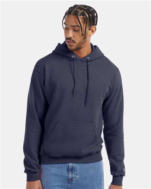 S700 Men's Powerblend® Hooded Sweatshirt - Navy Heather