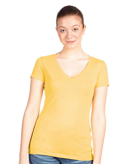 1540 Women's Ideal V-Neck T-Shirt - Banana Cream