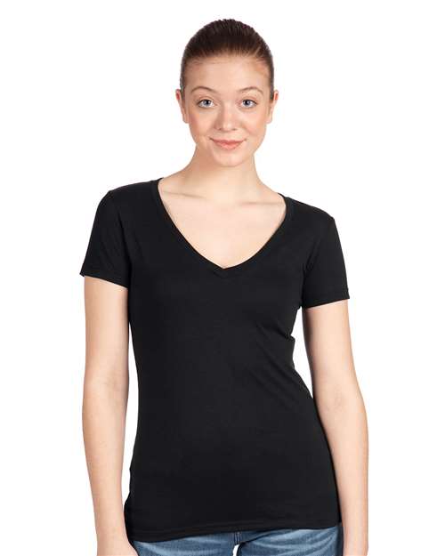 1540 Women's Ideal V-Neck T-Shirt - Black