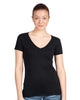 1540 Women's Ideal V-Neck T-Shirt - Black