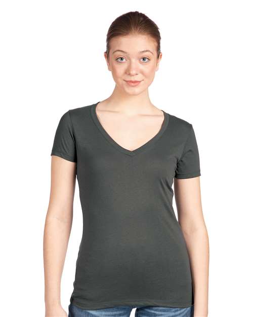 1540 Women's Ideal V-Neck T-Shirt - Dark Grey