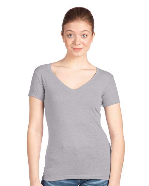 1540 Women's Ideal V-Neck T-Shirt - Heather Grey