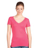 1540 Women's Ideal V-Neck T-Shirt - Hot Pink