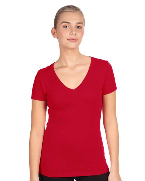 1540 Women's Ideal V-Neck T-Shirt - Red