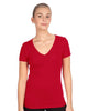 1540 Women's Ideal V-Neck T-Shirt - Red