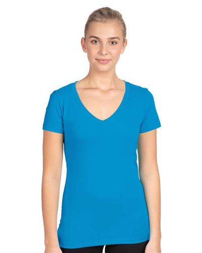1540 Women's Ideal V-Neck T-Shirt - Turquoise
