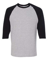 5700 Unisex Heavy Cotton™ Raglan Three-Quarter Sleeve T-Shirt