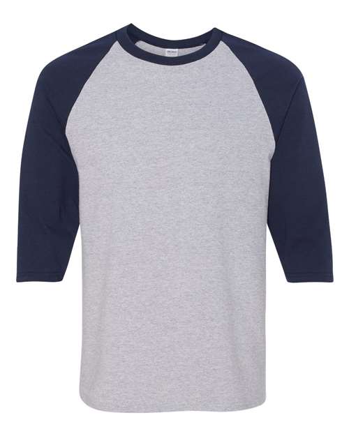 5700 Unisex Heavy Cotton™ Raglan Three-Quarter Sleeve T-Shirt