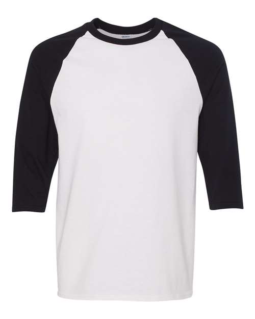 5700 Unisex Heavy Cotton™ Raglan Three-Quarter Sleeve T-Shirt