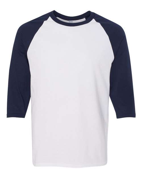 5700 Unisex Heavy Cotton™ Raglan Three-Quarter Sleeve T-Shirt