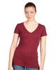 1540 Women's Ideal V-Neck T-Shirt - Cardinal