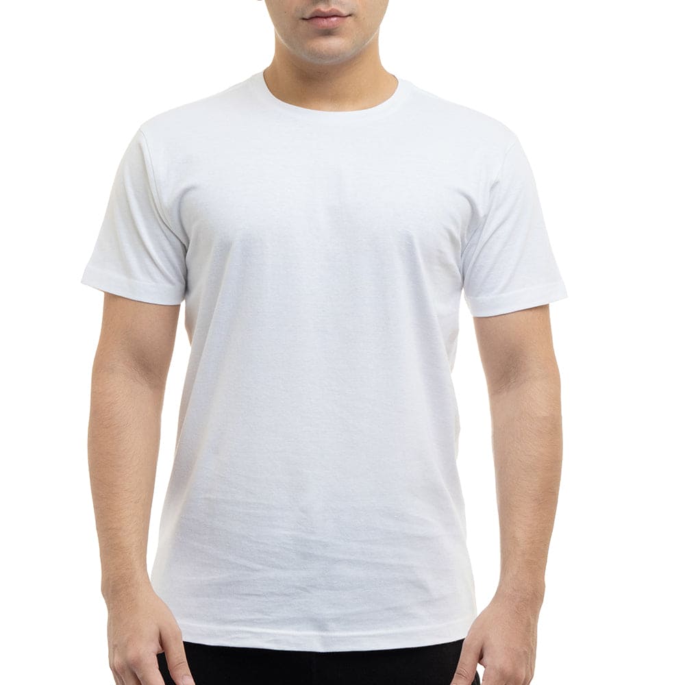 5000 Tubular Jersey short sleeve tee white