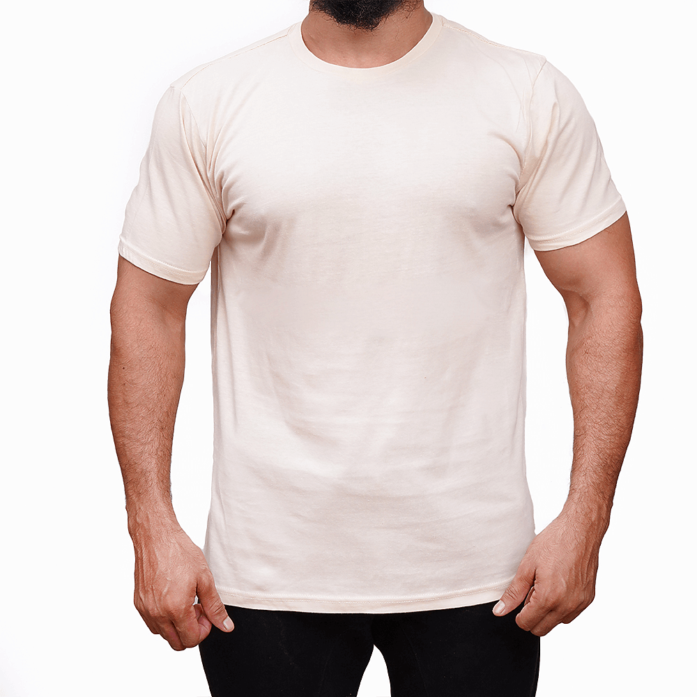5000 Unisex Tubular Jersey short sleeve tee NAT