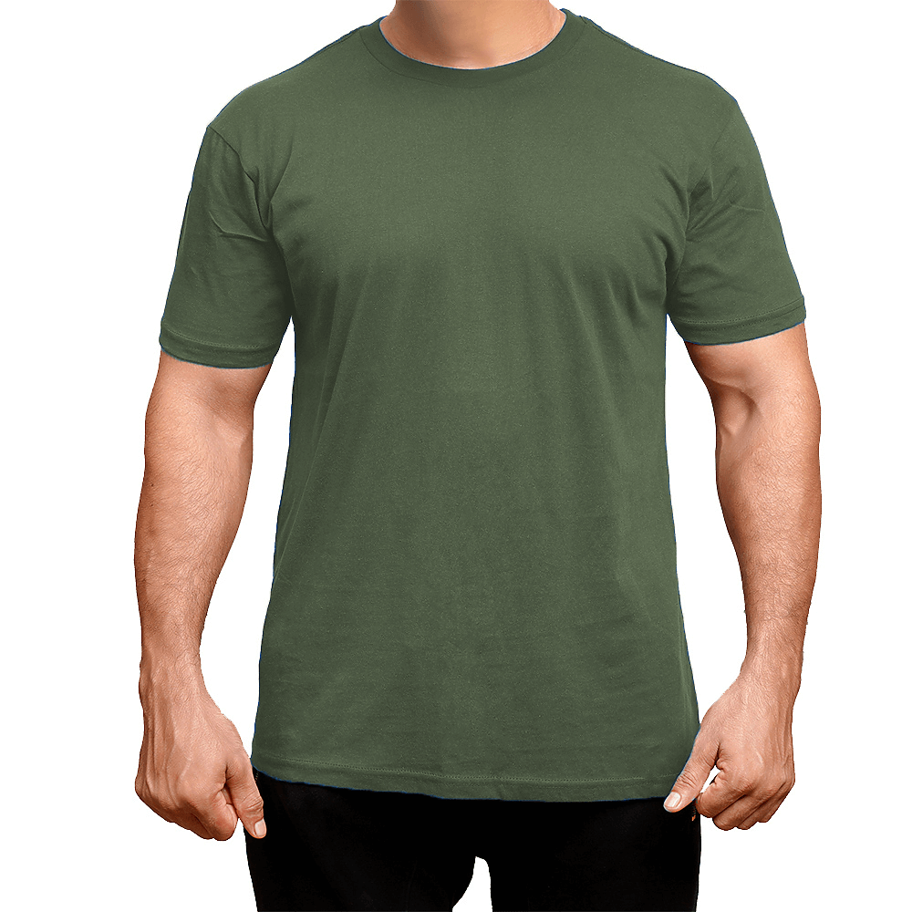5000 Unisex Tubular Jersey short sleeve tee green