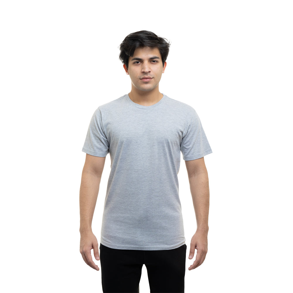 5000 Unisex Tubular Jersey short sleeve tee grey