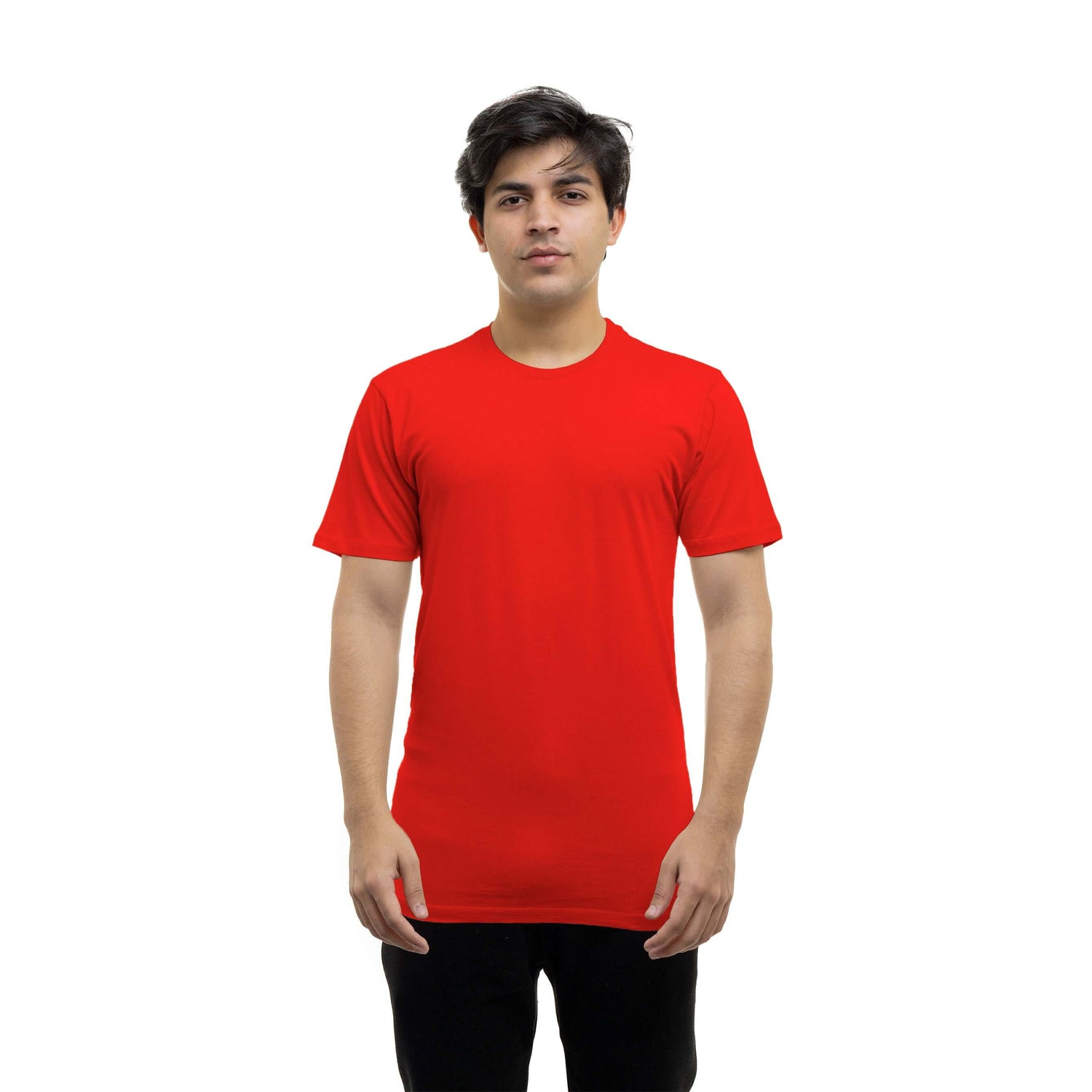 5000 Unisex Tubular Jersey short sleeve tee red