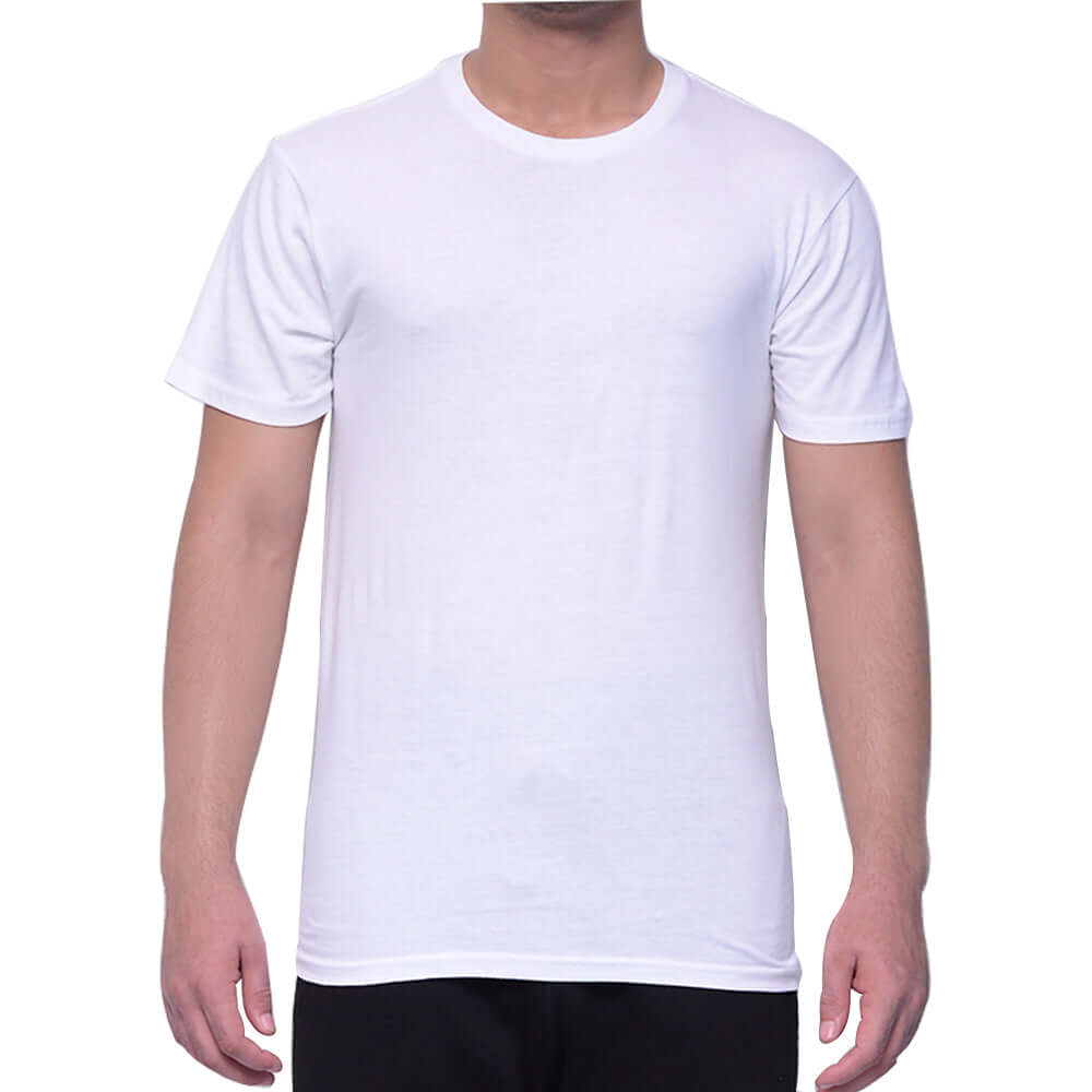 5000 Unisex Tubular Jersey short sleeve tee white