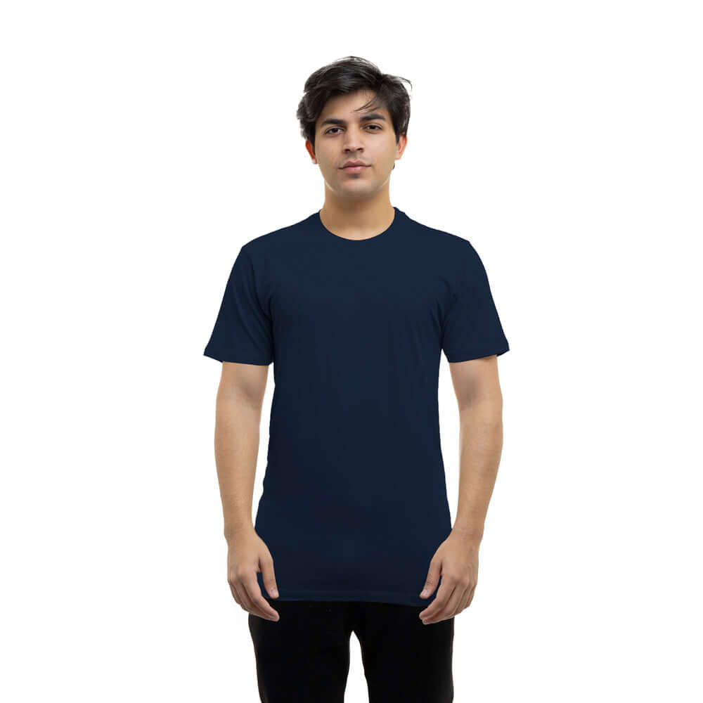 5000 Unisex Tubular short sleeve tee navy