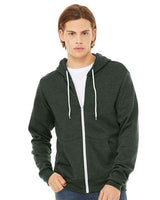 Unisex Sponge Fleece Full-Zip Hoodie Sweatshirt
