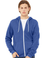Unisex Sponge Fleece Full-Zip Hoodie Sweatshirt