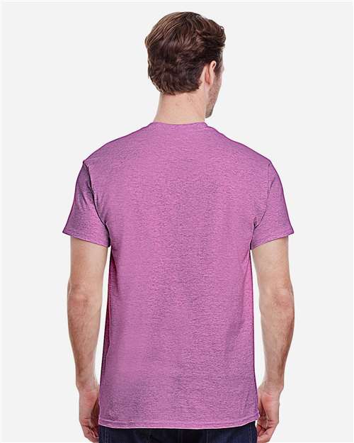 Gildan Unisex Heavy Cotton™ T-Shirt 5000 - Heather Radiant Orchid